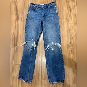 Abercrombie & Fitch Blue High Rise Women Jeans